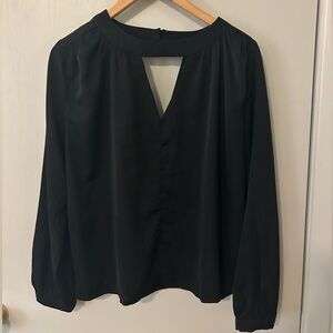 Skies Are Blue, Size M, Black Blouse